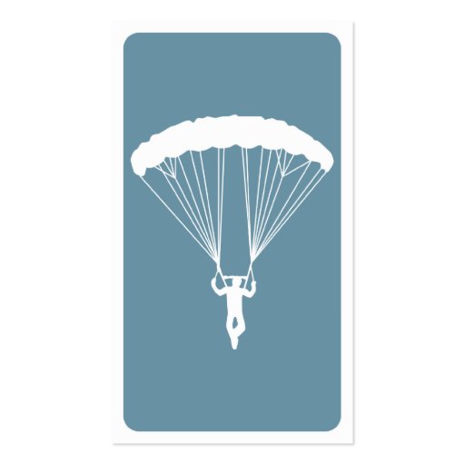mod skydiving business card template (back side)