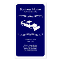 mod snow plow business card template