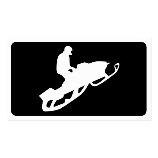 mod snowmobile business card template (back side)