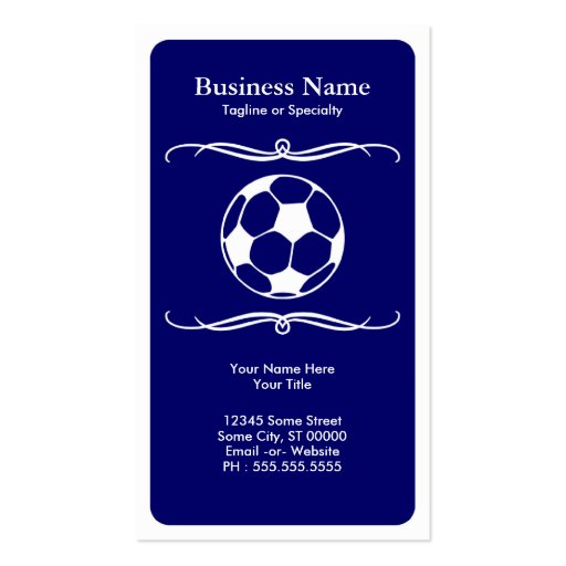 mod soccer business card