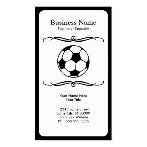 mod soccer business cards