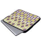 Mod Spoons Plum & Gold Designer Laptop Sleeve