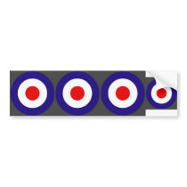 Mod Target bumper stickers
