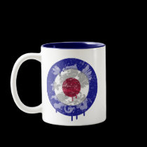 Mod Target Graffiti Mug mugs