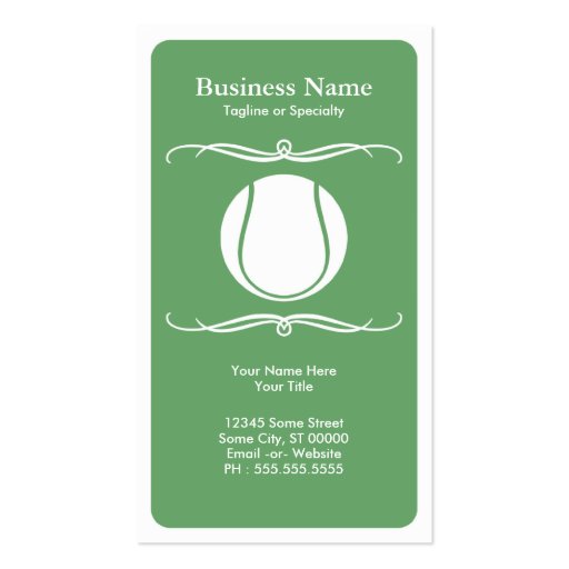 mod tennis business cards (front side)