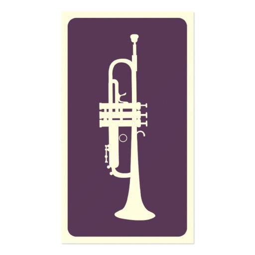 mod trumpet business card templates (back side)