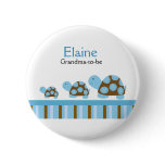 MOD TURTLES NAME TAG Personalized Button