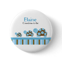 MOD TURTLES NAME TAG Personalized Button