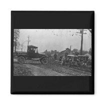 Model A and  McCormick-Deering Tractors Fridge Magnet