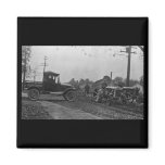 Model A and  McCormick-Deering Tractors Fridge Magnet