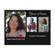 Model Headshot Card Postcard