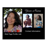 Model Headshot Card Postcard