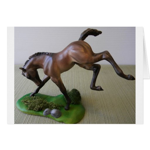 Model Horse Lovers Greeting Card