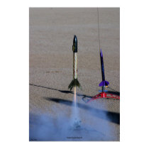 Model Rocket Blast-off posters