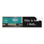 Model Train Box Car Bumper Sticker