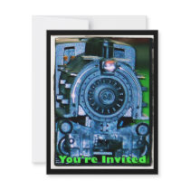 Model Train Invitations