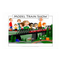 Model Train Show Crowd posters