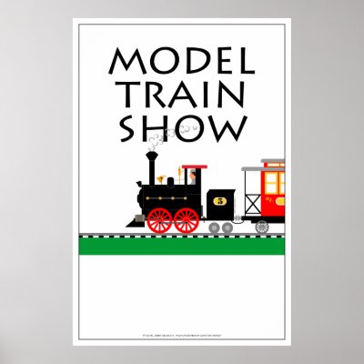 Model Train Show Posters by jerryjindrich