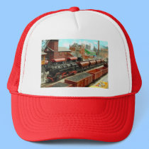 Model Train Station Hat