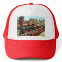 Model Train Station Hat by deesbasenjis Model Train Station Hat