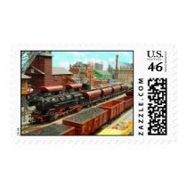 Model Train Station Postage postage by deesbasenjis Model Train Station Postage postage