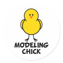 Modeling Chick stickers
