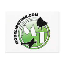 modelingtime green  verde glossy postcards