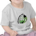 modelingtime green  verde glossy t-shirts
