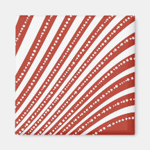 Modelo de barras y estrellas rojo y blanco patriót imanes de nevera