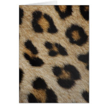 Modelo de la textura de la piel del leopardo tarjetón