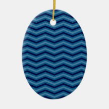 Modelo de zigzag azul adorno para reyes