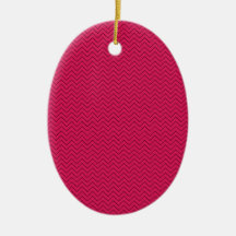 Modelo de zigzag magenta ornamento de navidad