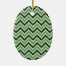Modelo de zigzag verde ornamento para reyes magos