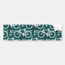 Modelo del ciclista de la bici de Fixie de la ruta Etiqueta De Parachoque