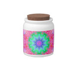 Modelo del fractal de las estrellas y de las burbu jarra para caramelo