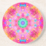 Modelo del fractal de las estrellas y de las burbu posavasos para bebidas