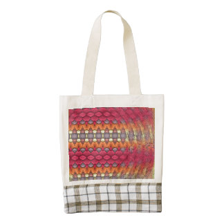 Modelo extraño inusual bolsa tote zazzle HEART