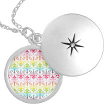 Modelo femenino colorido del arco iris joyeria personalizada