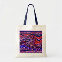 Modelo geométrico colorido bolsas de mano