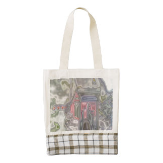 Modelo inusual moderno bolsa tote zazzle HEART