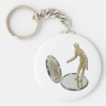 ModelObservingInCompactMirror060411 Keychains