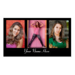 Models and Actors Headshot Business Card