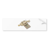 ModelTrappedMouseTrap062011 Bumper Sticker