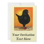 Modena Black Schietti Personalized Invitation
