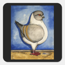 Modena Silver Gazzi Square Stickers