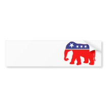 Moderize GOP Elephant - Write Your Own Text Bumper Sticker