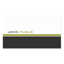 Modern 3 Color Business Card