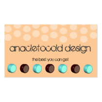 modern 3D buttons circles bussiness card business cards