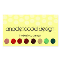 modern 3D buttons circles bussiness card business cards