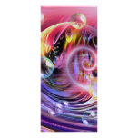Modern Abstract Art Rack Card Design